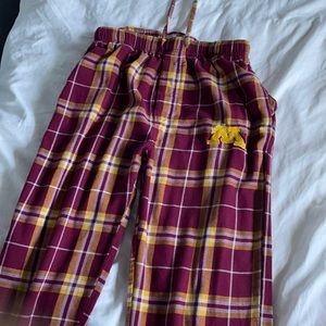 University of Minnesota size small pajama pants